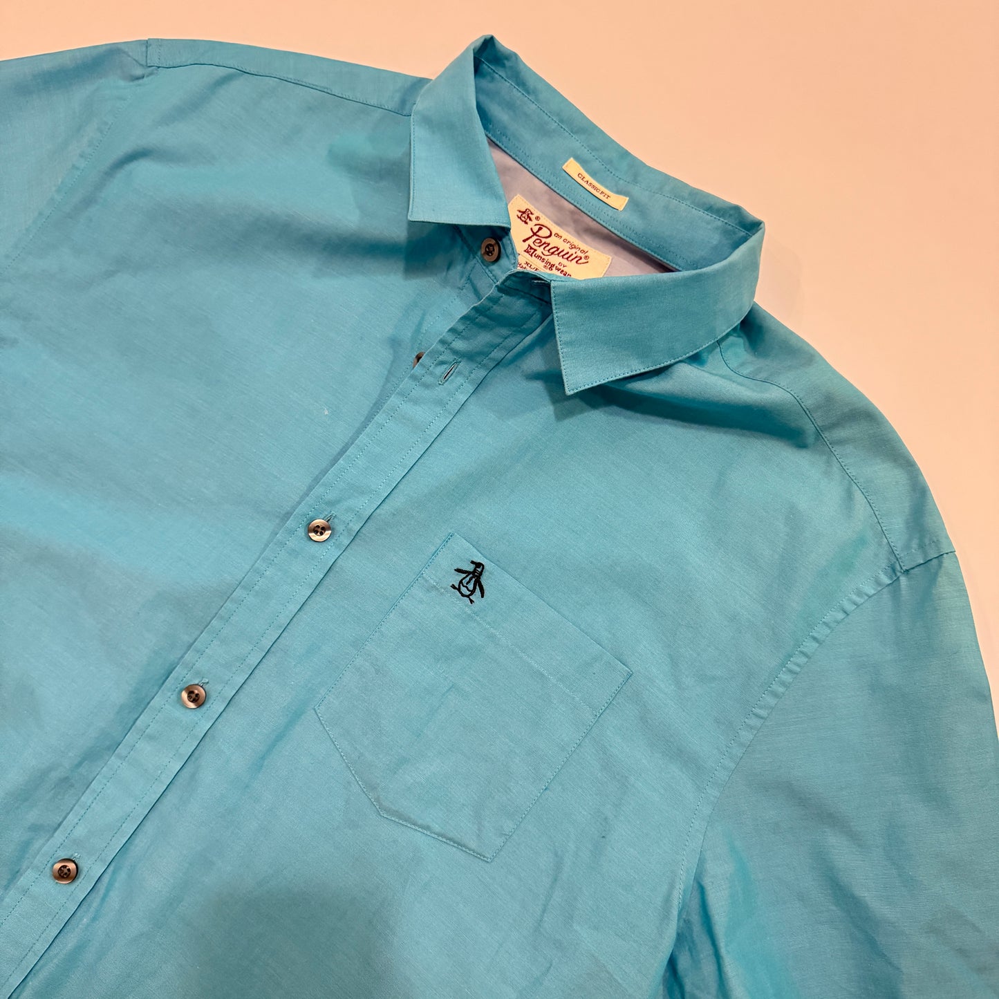 Camisa Penguin Celeste (XL)