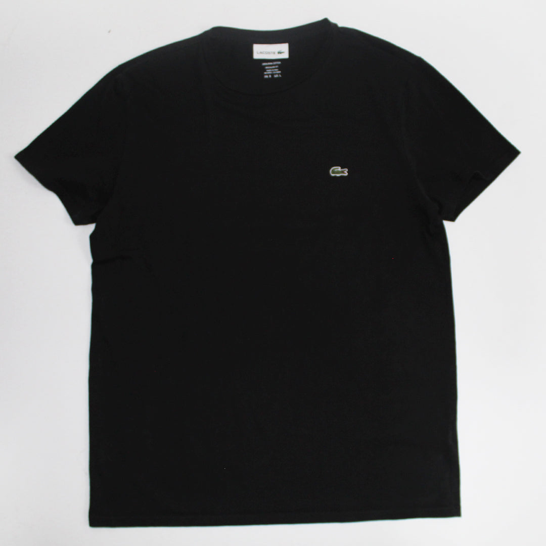 Playera Lacoste Negra (L)