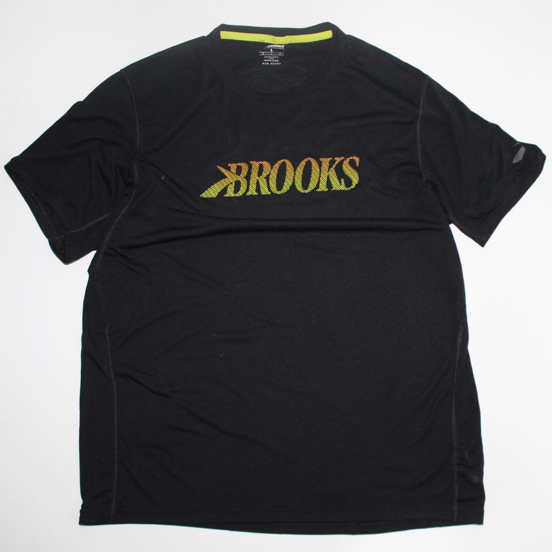 Playera Brooks Negra (L)