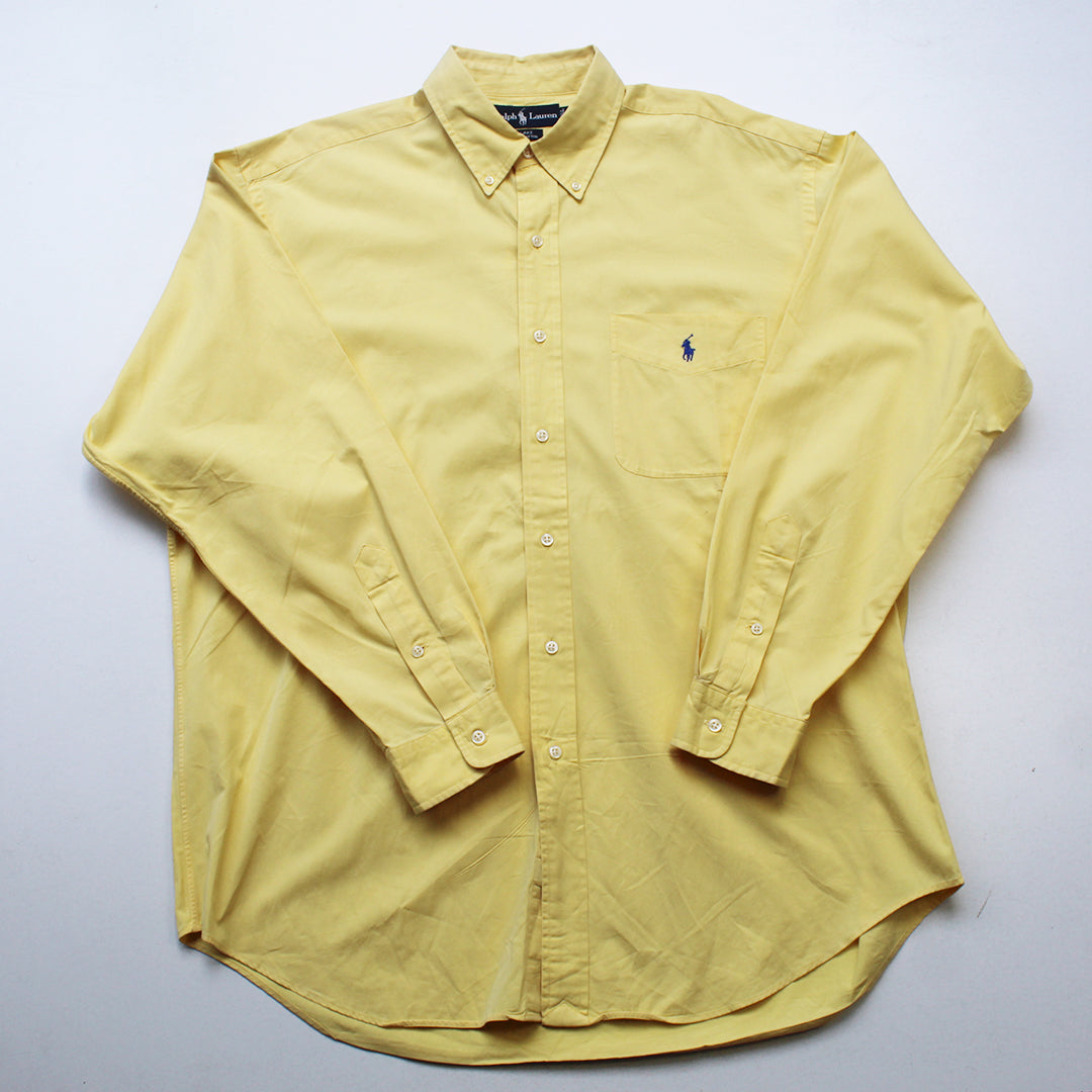 Camisa amarilla ralph shops lauren