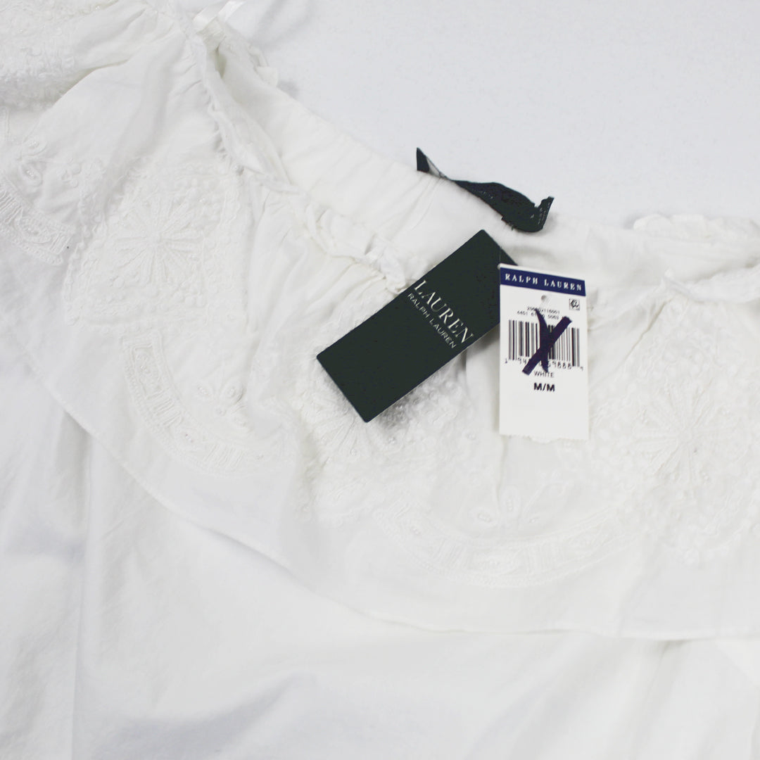 Blusa Ralph Lauren Blanca (M - MUJER)