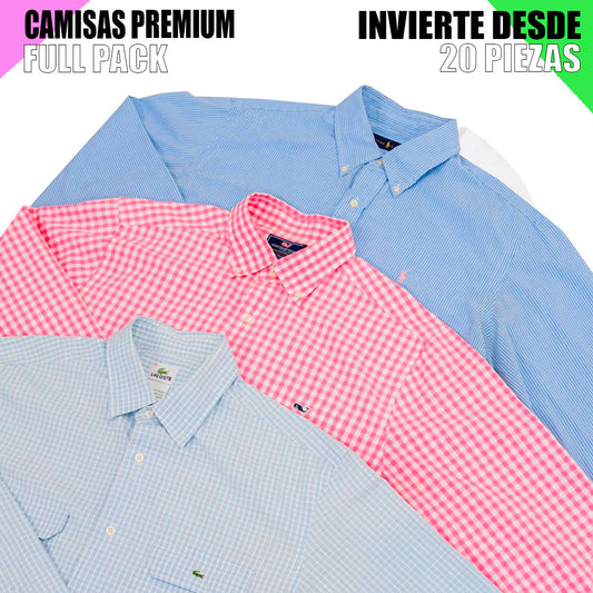 Camisas Premium Pack – Mix Marcas