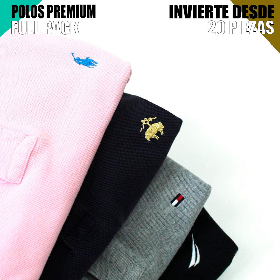 Polos Premium Pack – Mix Marcas