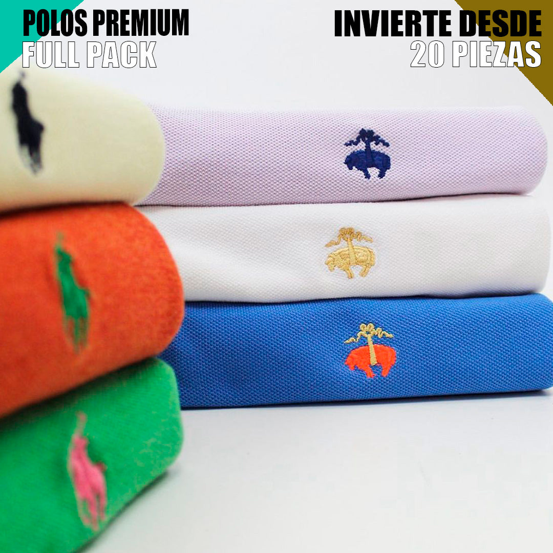 Polos Premium Pack – Mix Marcas