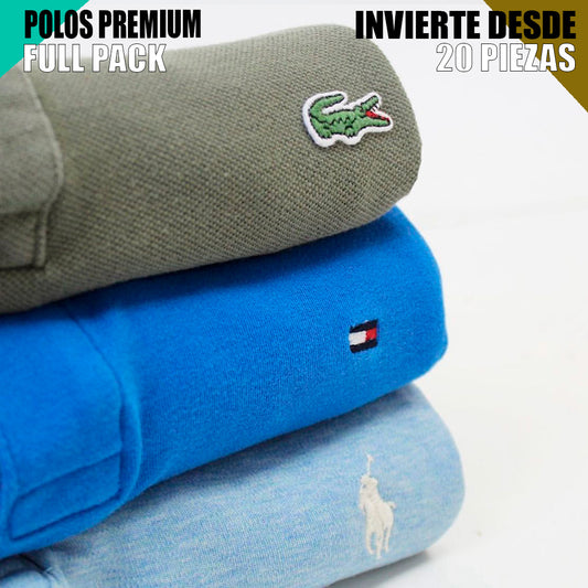Polos Premium Pack – Mix Marcas