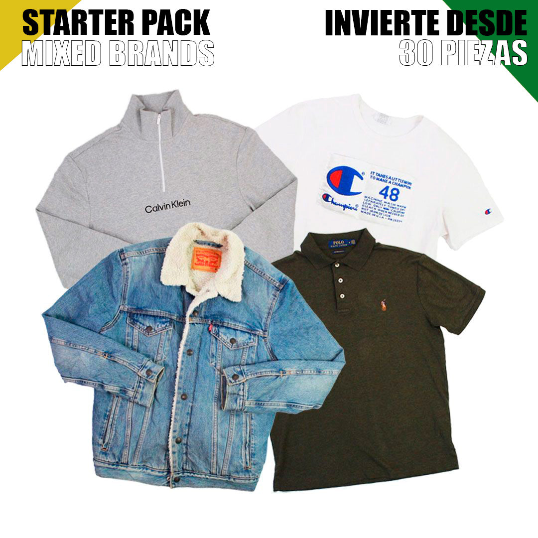 Starter Pack - Mixed Brands | Mayoreo de Ropa Vintage y Seminueva