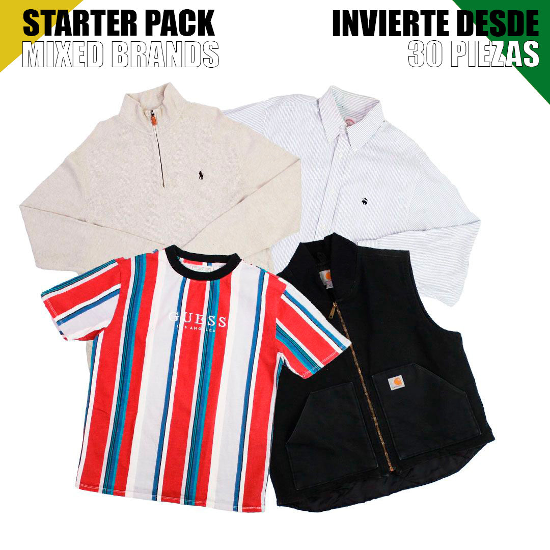 Starter Pack - Mixed Brands | Mayoreo de Ropa Vintage y Seminueva
