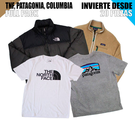 North Face, Patagonia y Columbia Pack – Mayoreo