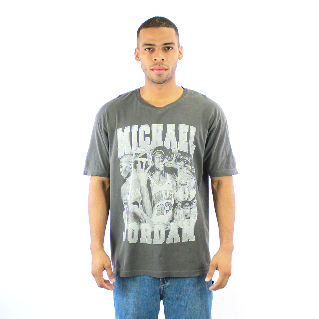 Playera Michael Jordan Gris | Stealback Studio