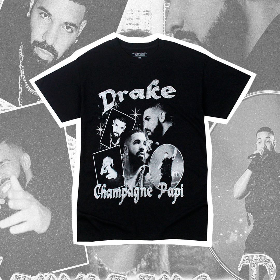 Playera Drake Negra | Stealback Studio