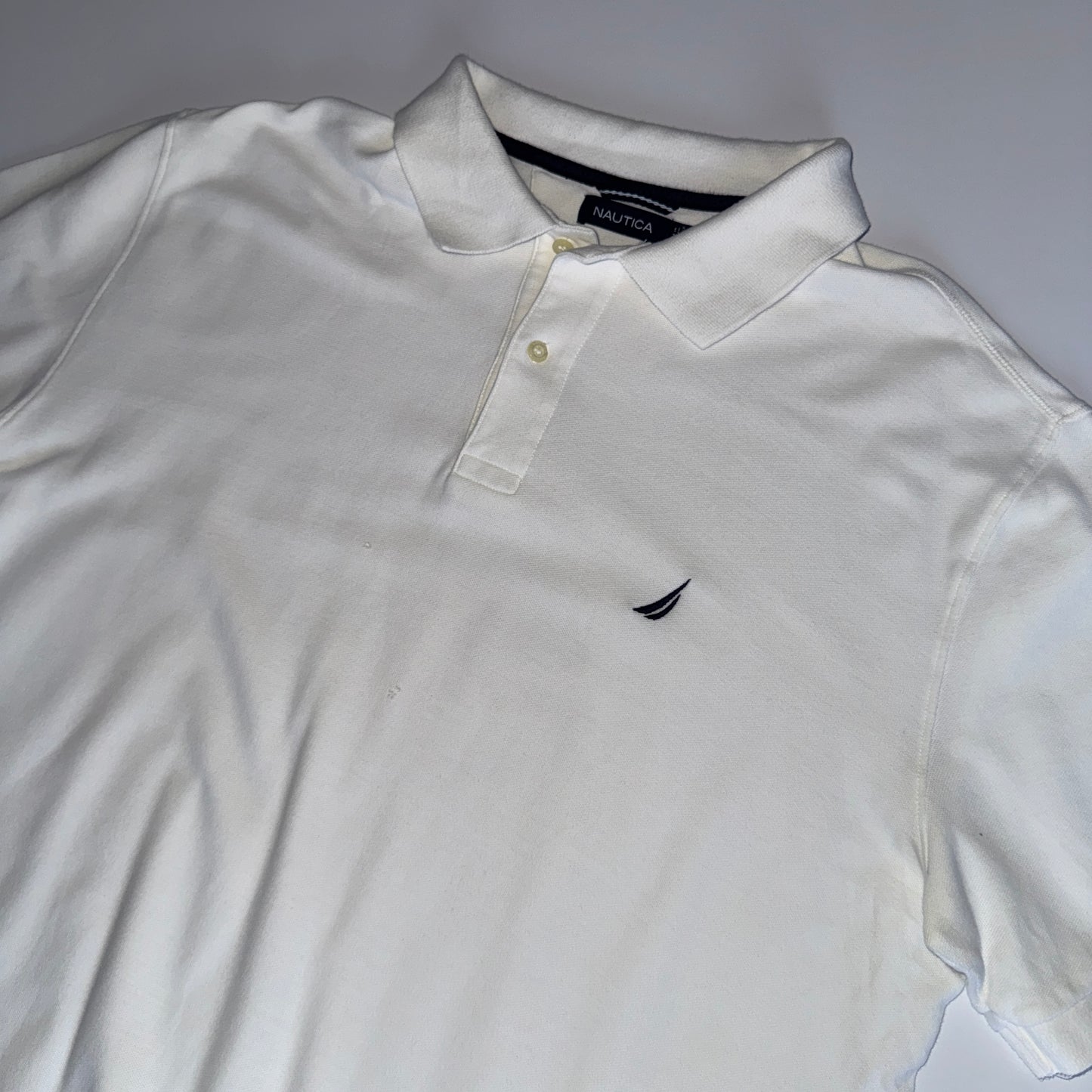 Polo Nautica Blanca (XL)