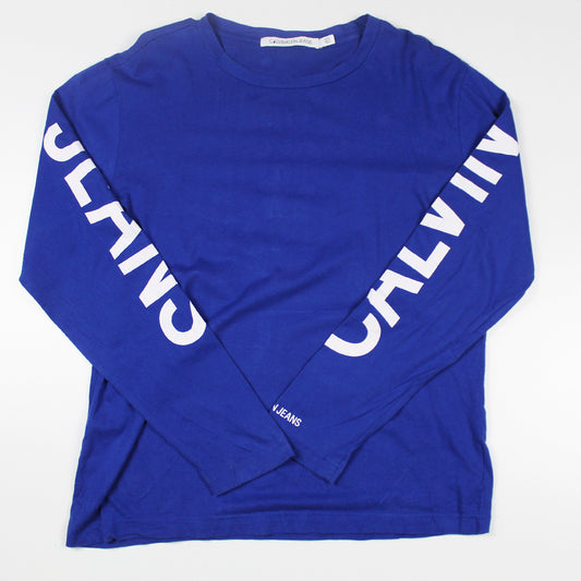 Playera Calvin Klein Jeans Azul (S)