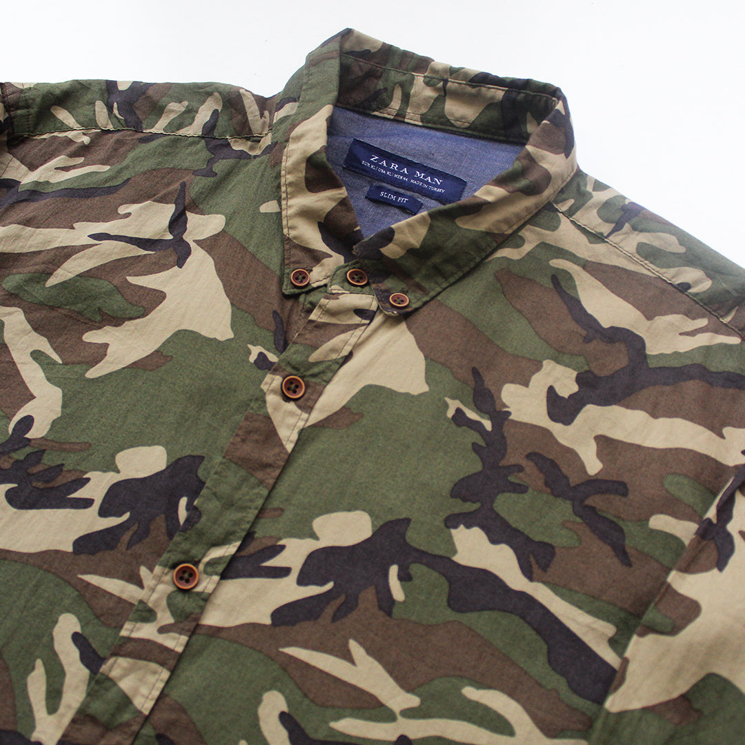 Camisa Zara Man Camo XL