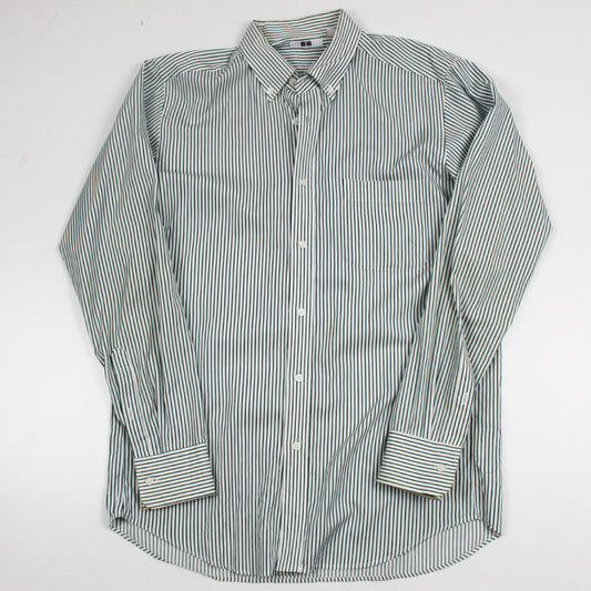 Camisa Uniqlo Rayas Verdes (M)