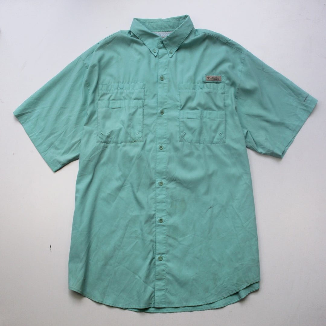 Camisa Columbia Verde (XL)