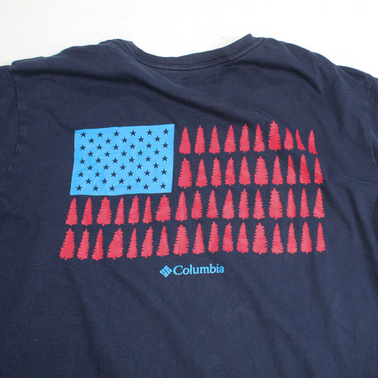 Playera Columbia Azul (L)
