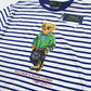 Playera Ralph Lauren Polo Bear Rayas (L)