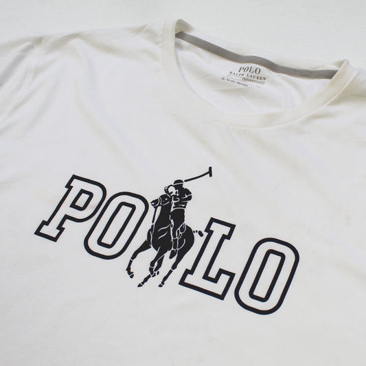 Playera Ralph Lauren Blanca (XL)