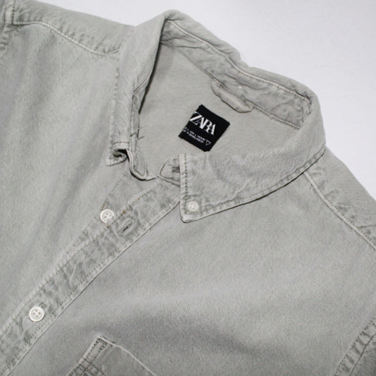 Sobrecamisa Zara Mezclilla (L)