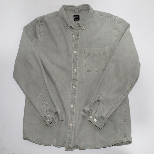 Sobrecamisa Zara Mezclilla (L)