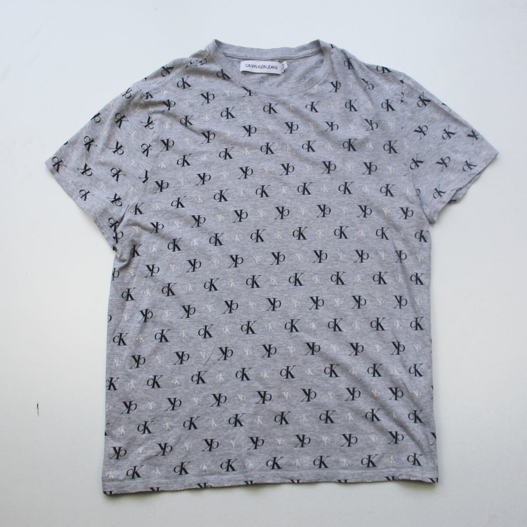 Playera Calvin Klein Gris (XL)