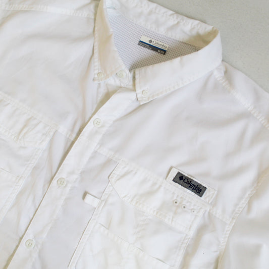 Camisa Columbia Blanca  (XL)