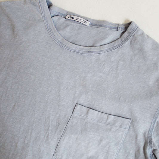 Playera Zara Celeste (L)