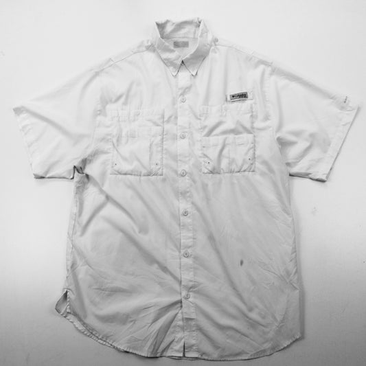 Camisa Columbia Blanca  (XL)