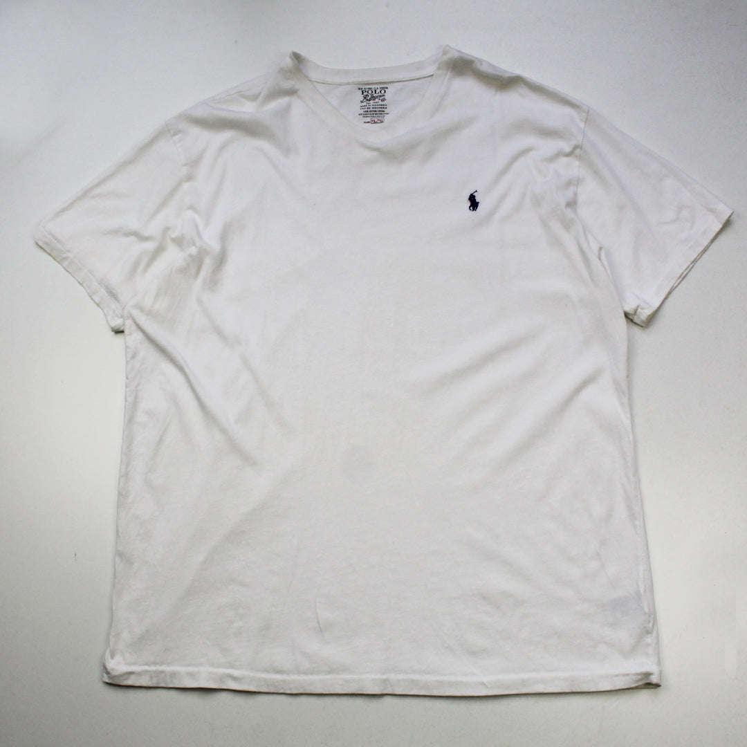 Playera Ralph Lauren Blanca (XL)