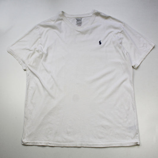 Playera Ralph Lauren Blanca (XL)