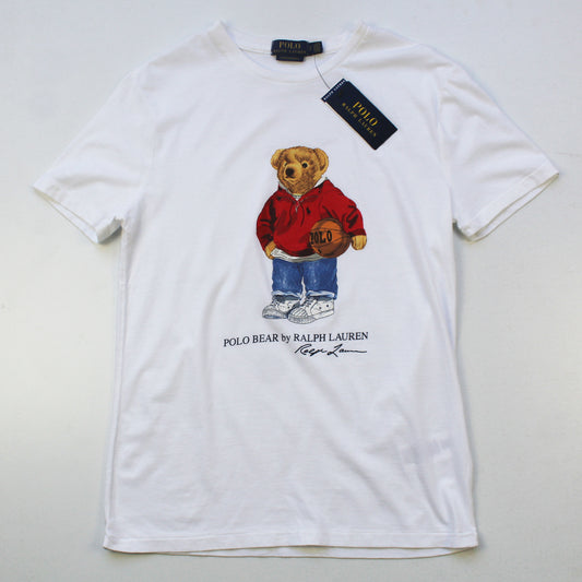 Playera Ralph Lauren Polo Bear Blanca (S)