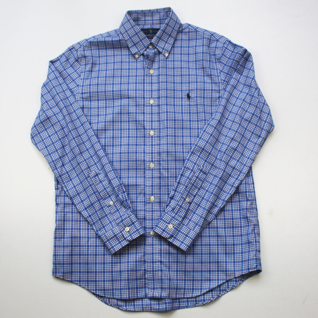 Camisa Ralph Lauren Cuadros Azules  (M)