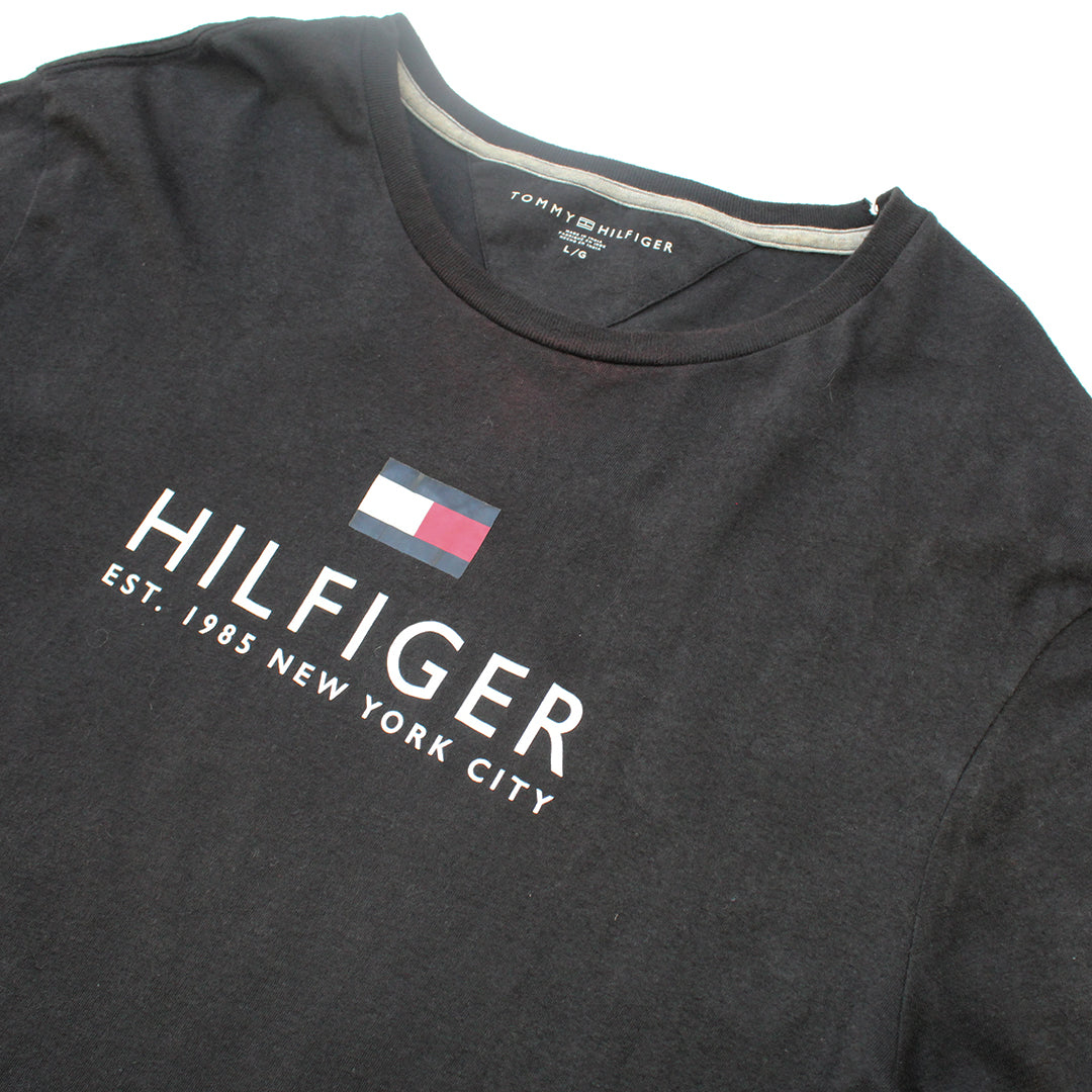 Playera Tommy Hilfiger  Negra (M)