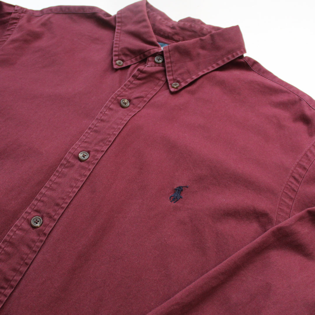 Camisa  Ralph Lauren Vino  (L)