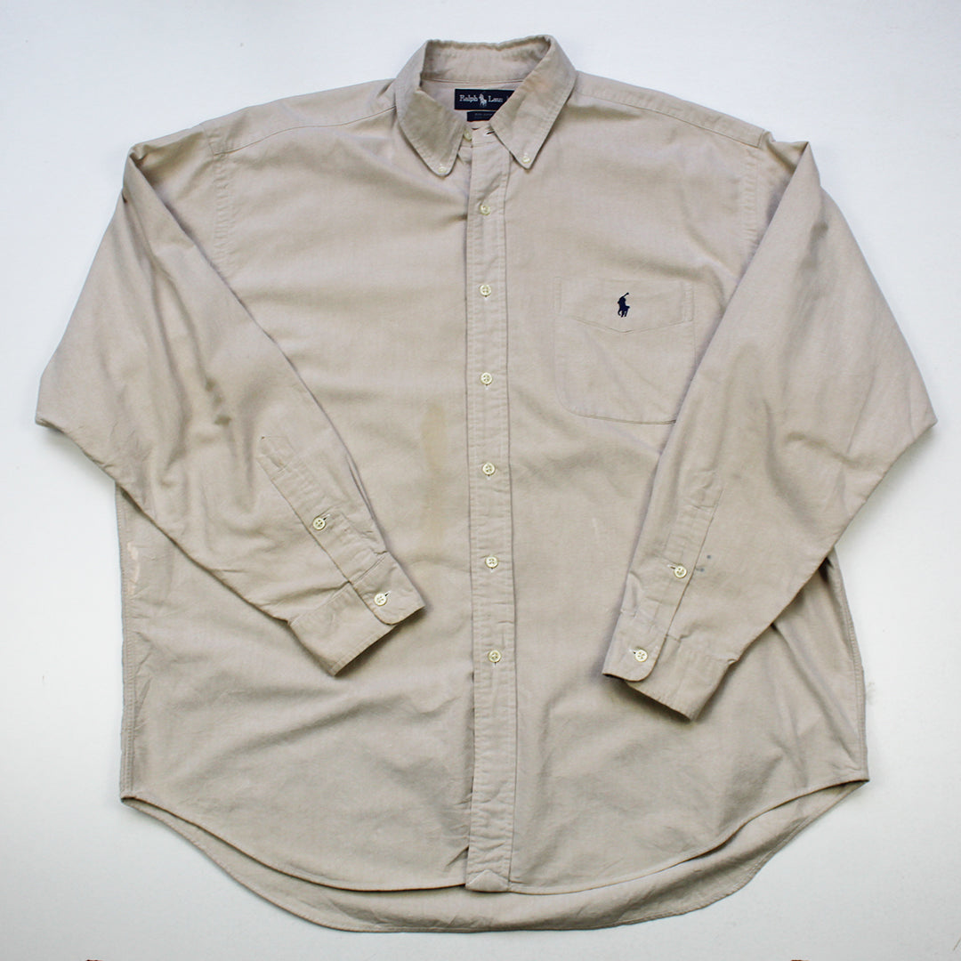 Camisa Ralph Lauren Beige (XXL)