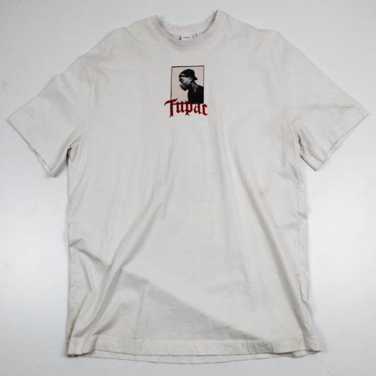 Playera Zara-2PAC Blanca (M)