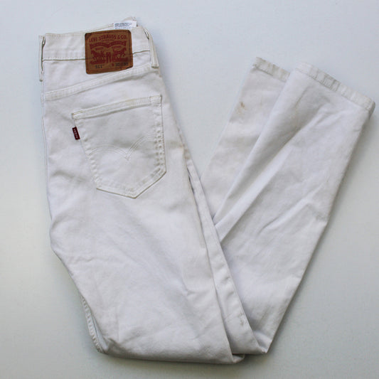 Jeans Levis Mezclilla Blanco 511 (30)