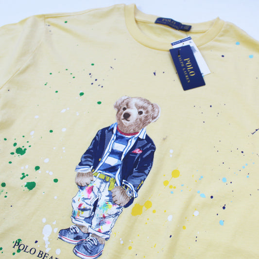 Playera Ralph Lauren Polo Bear Amarilla (L)