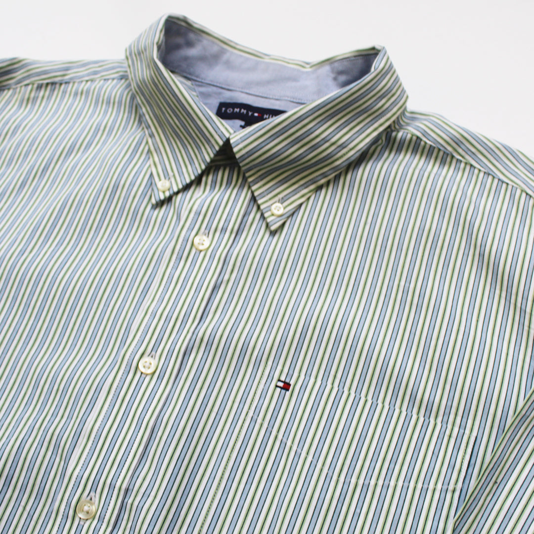 Camisa Tommy Hilfiger Rayas (XL)