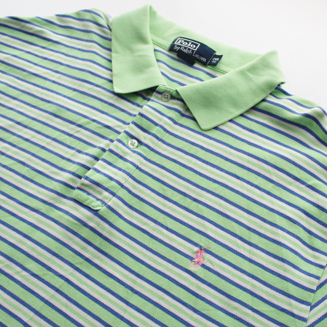 Polo Ralph Lauren Vintage Rayas Verdes (XXL)