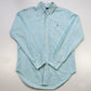 Camisa Ralph Lauren Rayas Aqua (M)