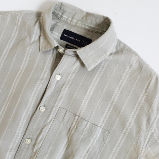 Camisa Abercrombie & Fitch Oversized Beige  (S)