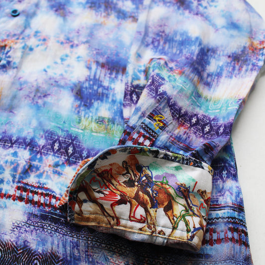 Camisa Robert Graham Azul (M)