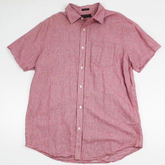 Camisa Banana Republic Lino Roja (L)