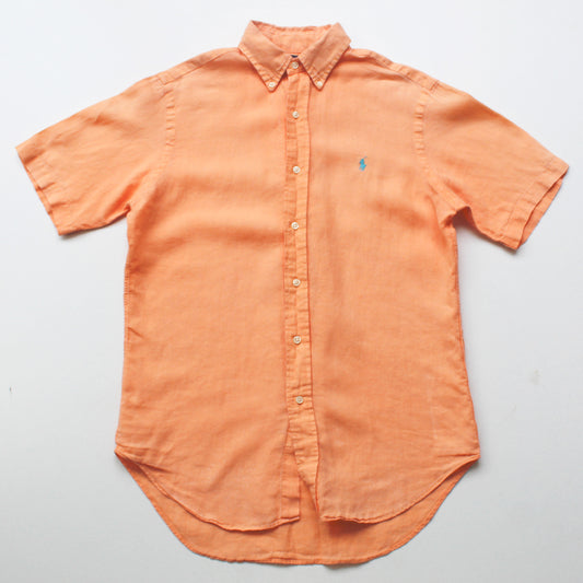 Camisa Ralph Lauren Naranja Lino (S)