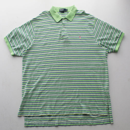 Polo Ralph Lauren Vintage Rayas Verdes (XXL)