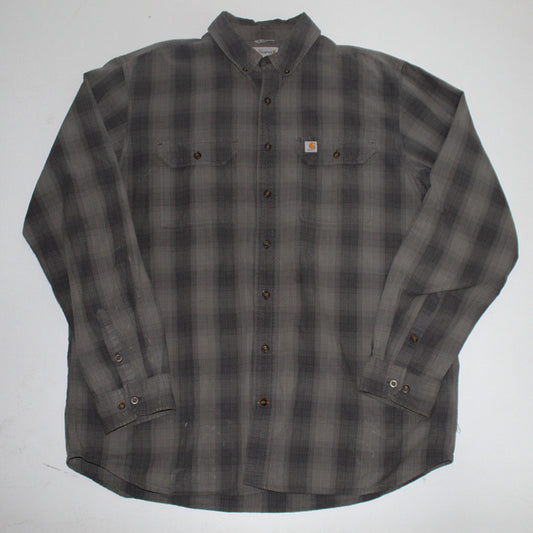 Camisa Carhartt Cuadros Grises (XL)
