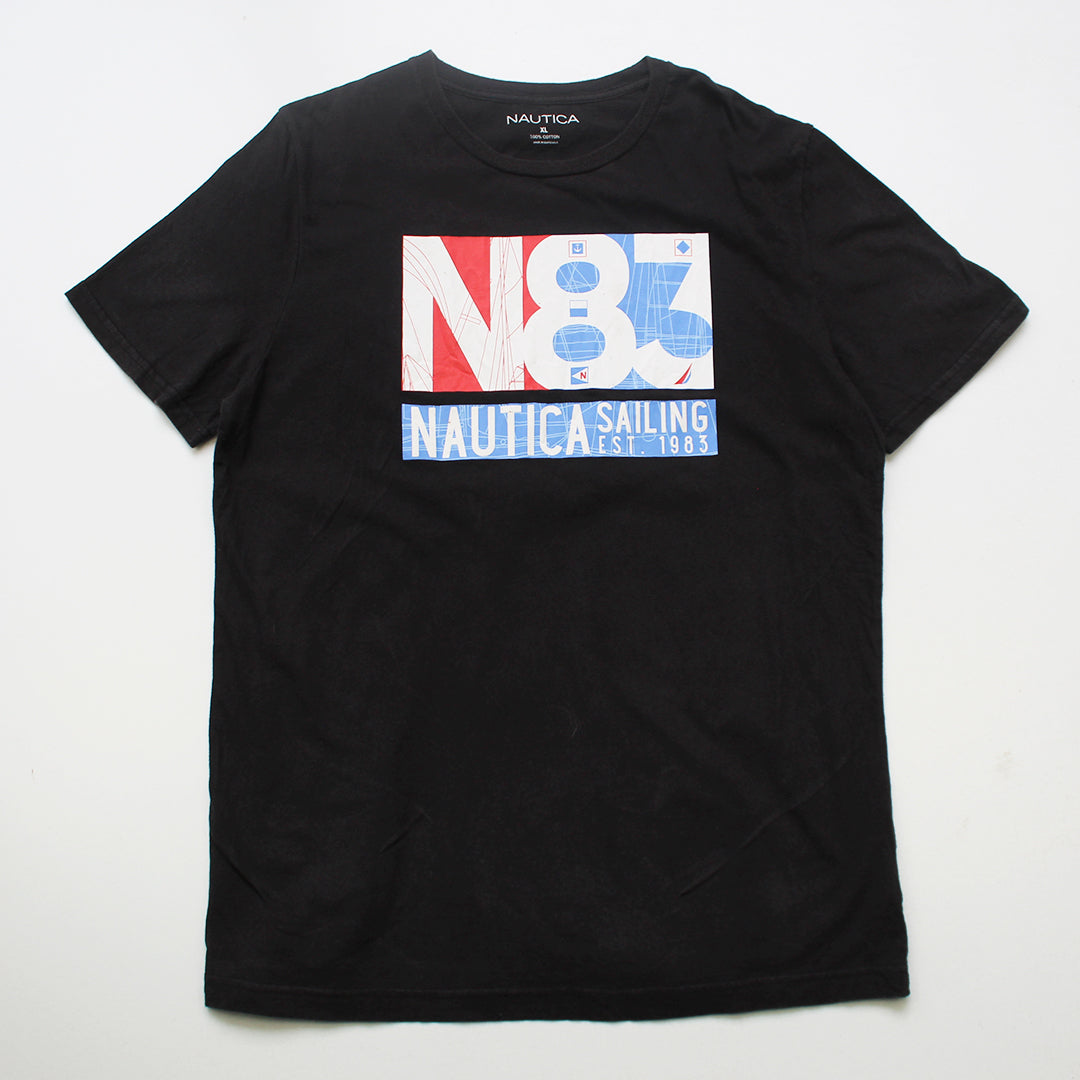 Playera Nautica Negra (XL)