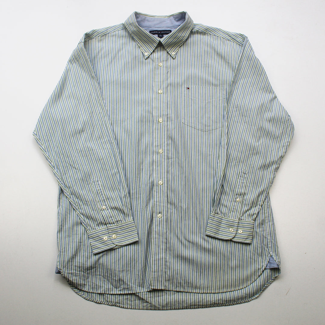 Camisa Tommy Hilfiger Rayas (XL)