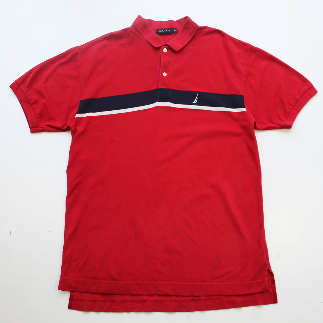 Polo Nautica Roja (XL)